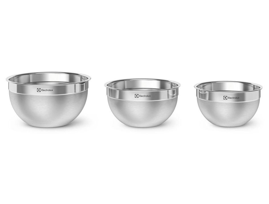 Conjunto de Bowls e Medidores de Inox 3 Peças Electrolux Multiuso 41049099 - 9