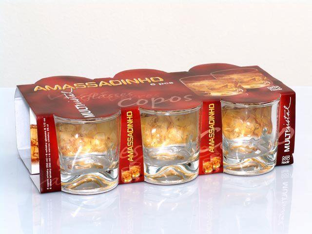 Conjunto de Copos 6 Peças  - Nadir Amassadinho 107517043 - 4