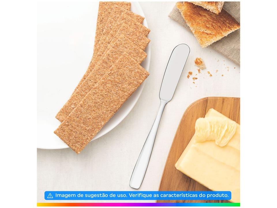 Conjunto de Espátulas para Manteiga Inox Tramontina Amazonas 6 Peças - 1