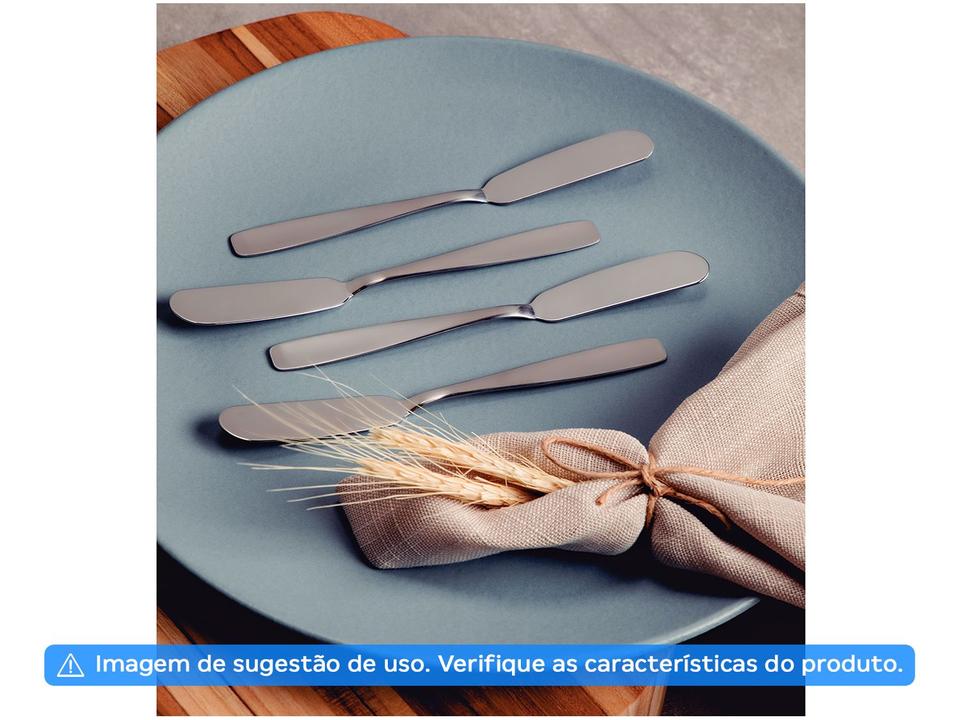 Conjunto de Espátulas para Manteiga Inox Tramontina Cosmos 4 Peças - 2