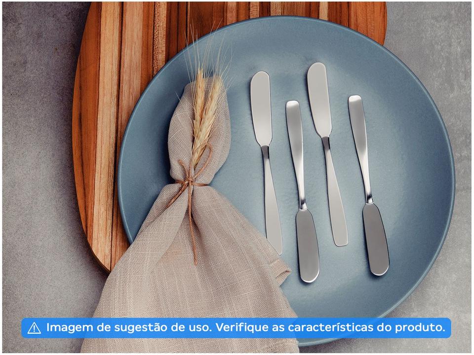 Conjunto de Espátulas para Manteiga Inox Tramontina Cosmos 4 Peças - 1