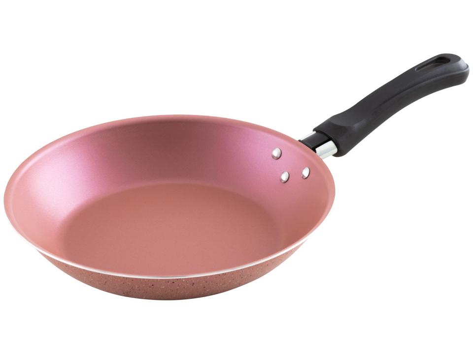 Conjunto de Frigideiras Antiaderente Tramontina de Alumínio Linz Rosa 3 Peças - 3