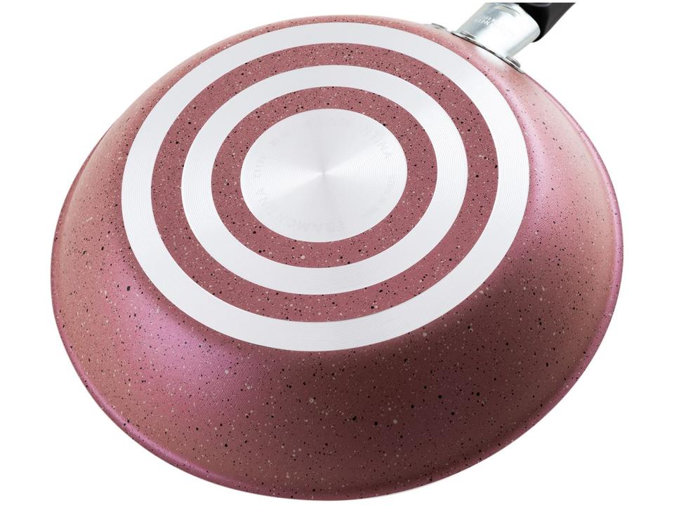 Conjunto de Frigideiras Antiaderente Tramontina de Alumínio Linz Rosa 3 Peças - 5
