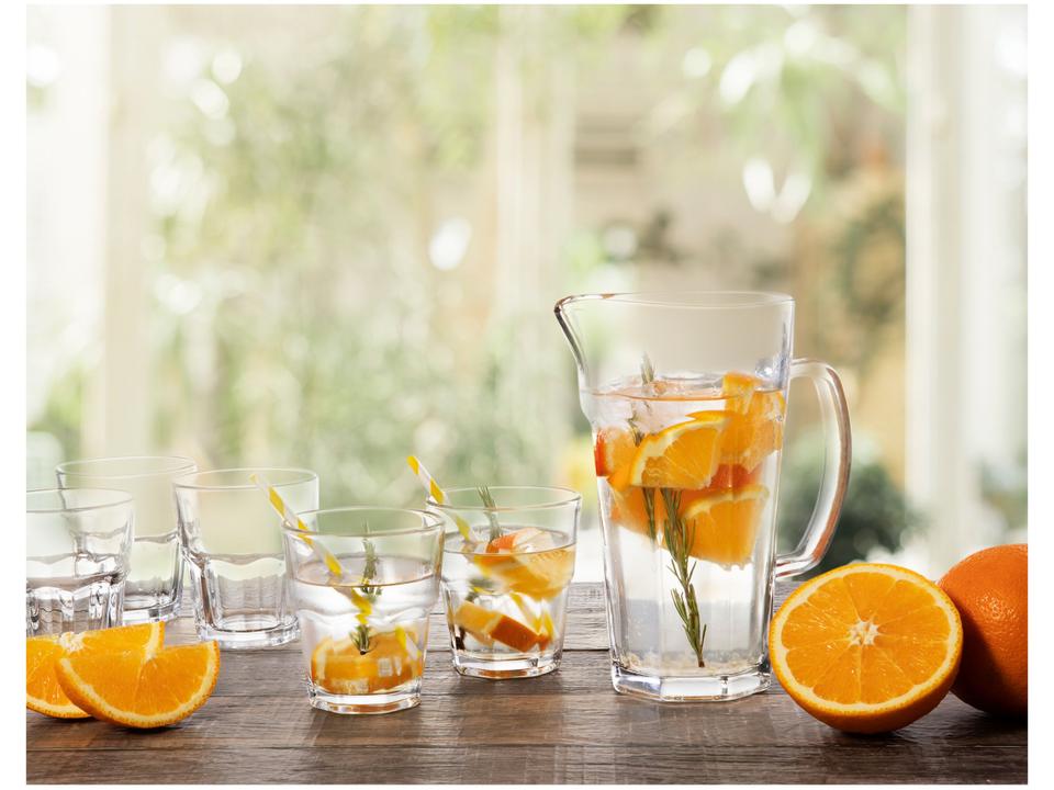 Conjunto de Jarra 1L e Copos 300ml de Vidro Haus - 1
