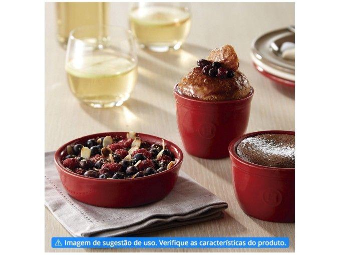 Conjunto de Ramequins 250ml Vermelho - 1