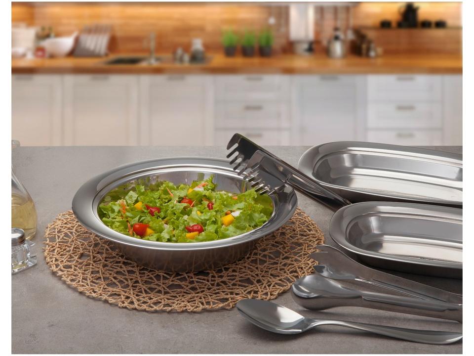 Conjunto de Servir Brinox Inox 6 Peças - 1