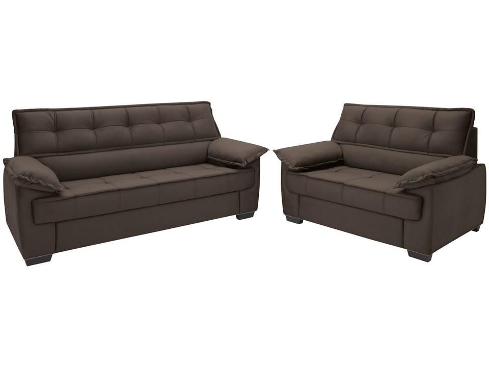 Conjunto de Sofás 2 e 3 Lugares Lisboa Linoforte - 5