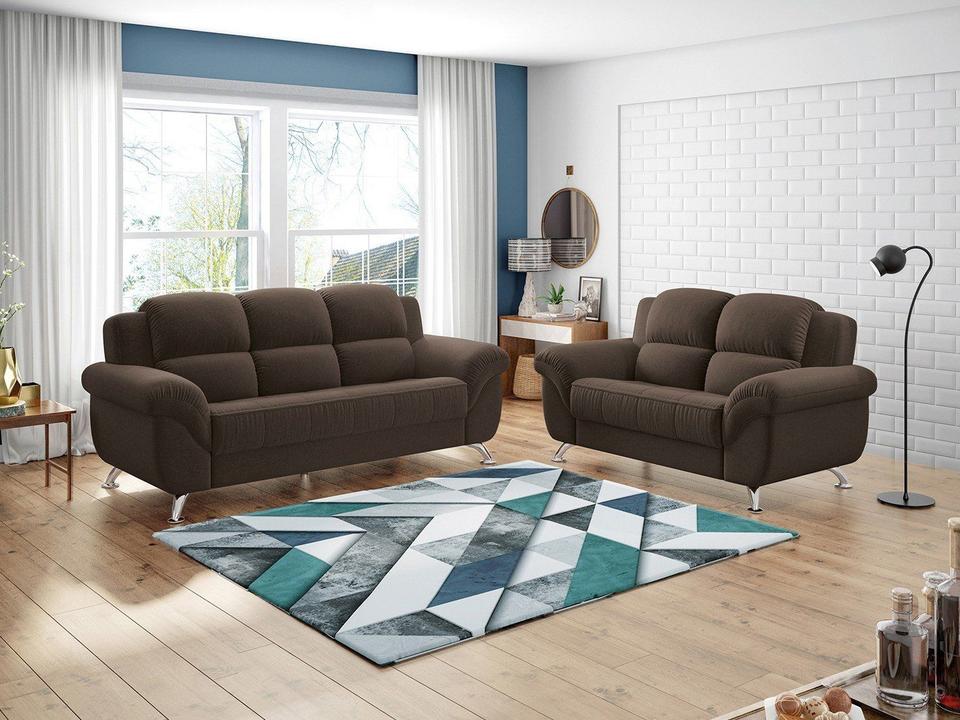 Conjunto de Sofás 2 e 3 Lugares Marselha Linoforte - 4