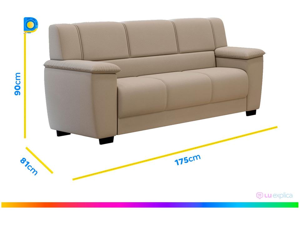 Conjunto de Sofás 2 e 3 Lugares Milão Besthouse - 2