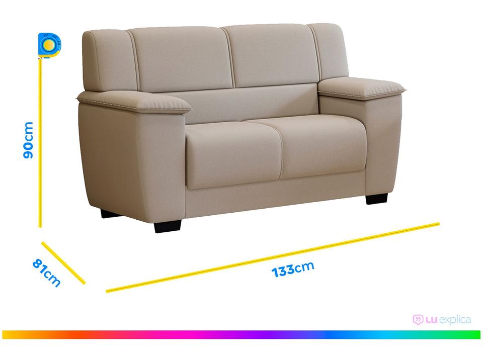 Conjunto de Sofás 2 e 3 Lugares Milão Besthouse - 3