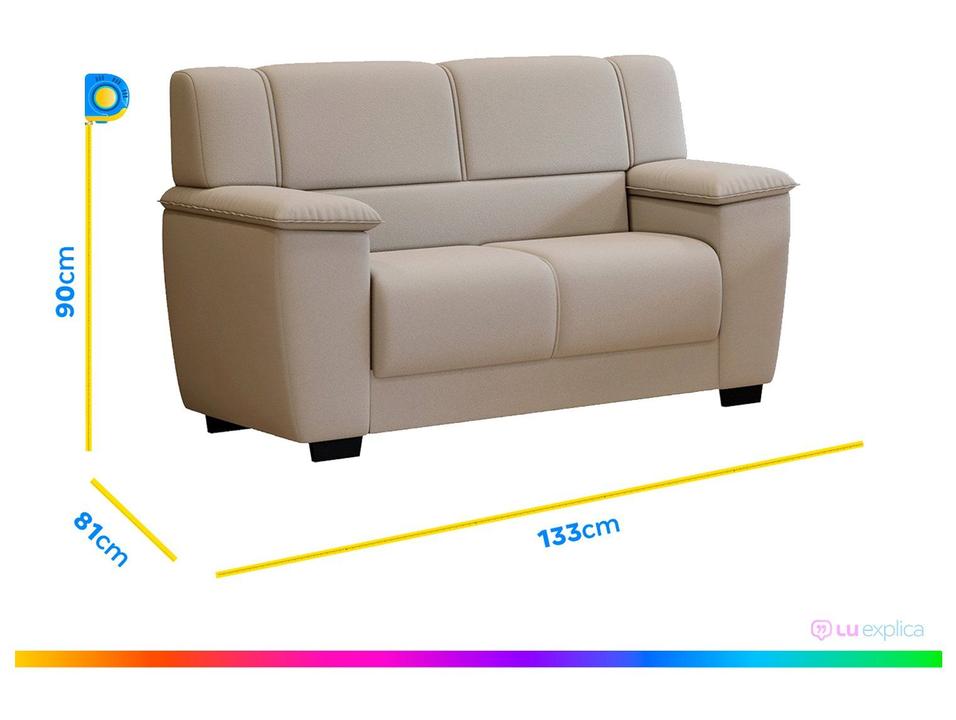 Conjunto de Sofás 2 e 3 Lugares Milão Besthouse - 5