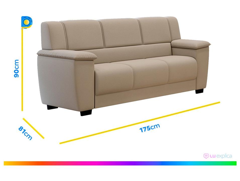 Conjunto de Sofás 2 e 3 Lugares Milão Besthouse - 4