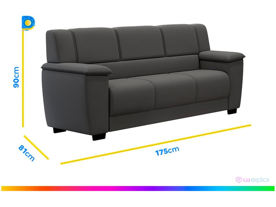 Conjunto de Sofás 2 e 3 Lugares Milão Besthouse - 2