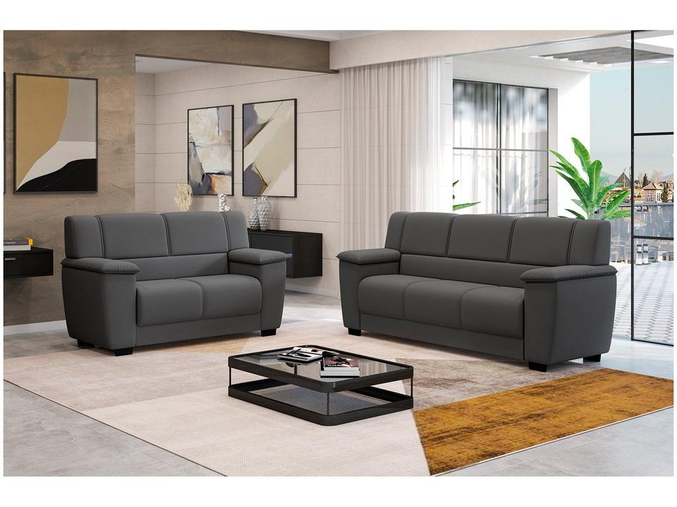 Conjunto de Sofás 2 e 3 Lugares Milão Besthouse - 4