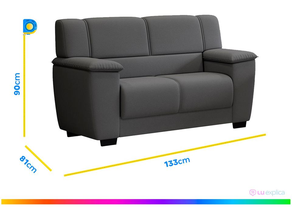 Conjunto de Sofás 2 e 3 Lugares Milão Besthouse - 3