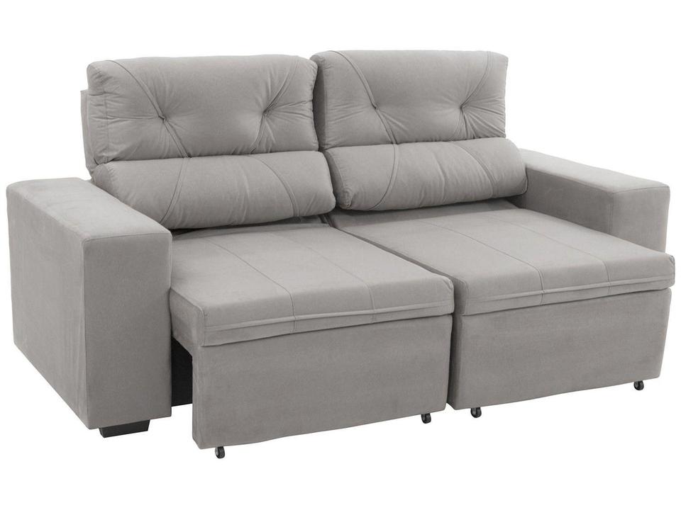Conjunto de Sofás 2 e 3 Lugares Retrátil e - 11