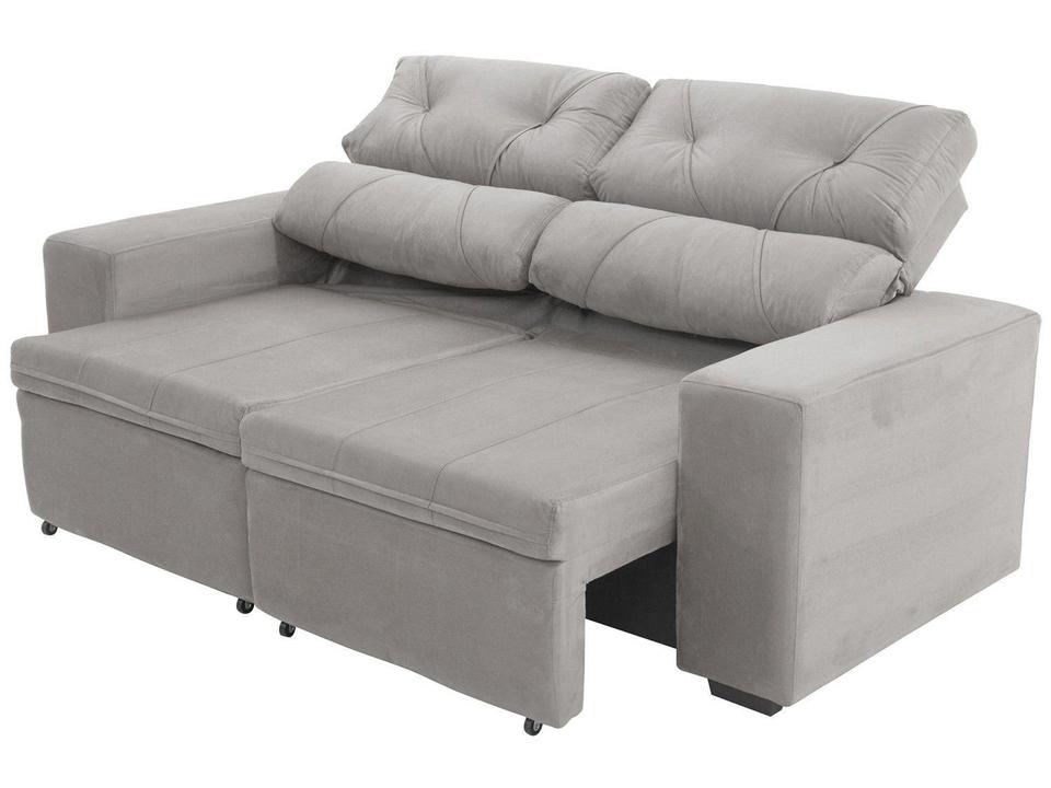 Conjunto de Sofás 2 e 3 Lugares Retrátil e - 8