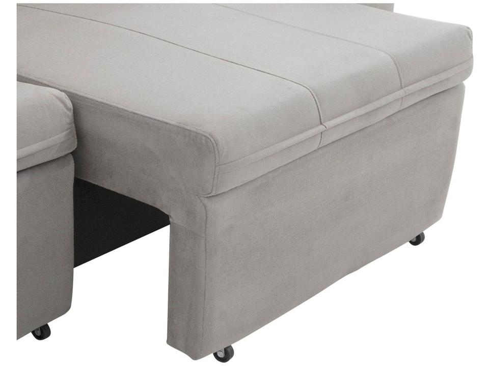 Conjunto de Sofás 2 e 3 Lugares Retrátil e - 20