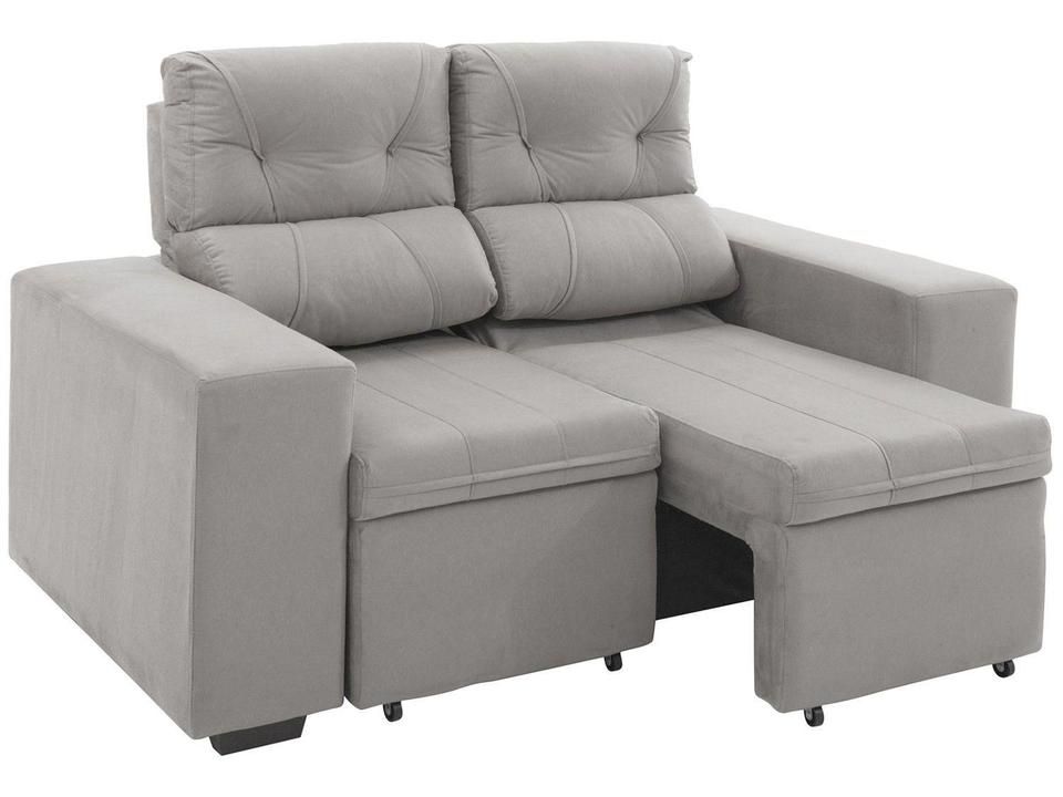 Conjunto de Sofás 2 e 3 Lugares Retrátil e - 13