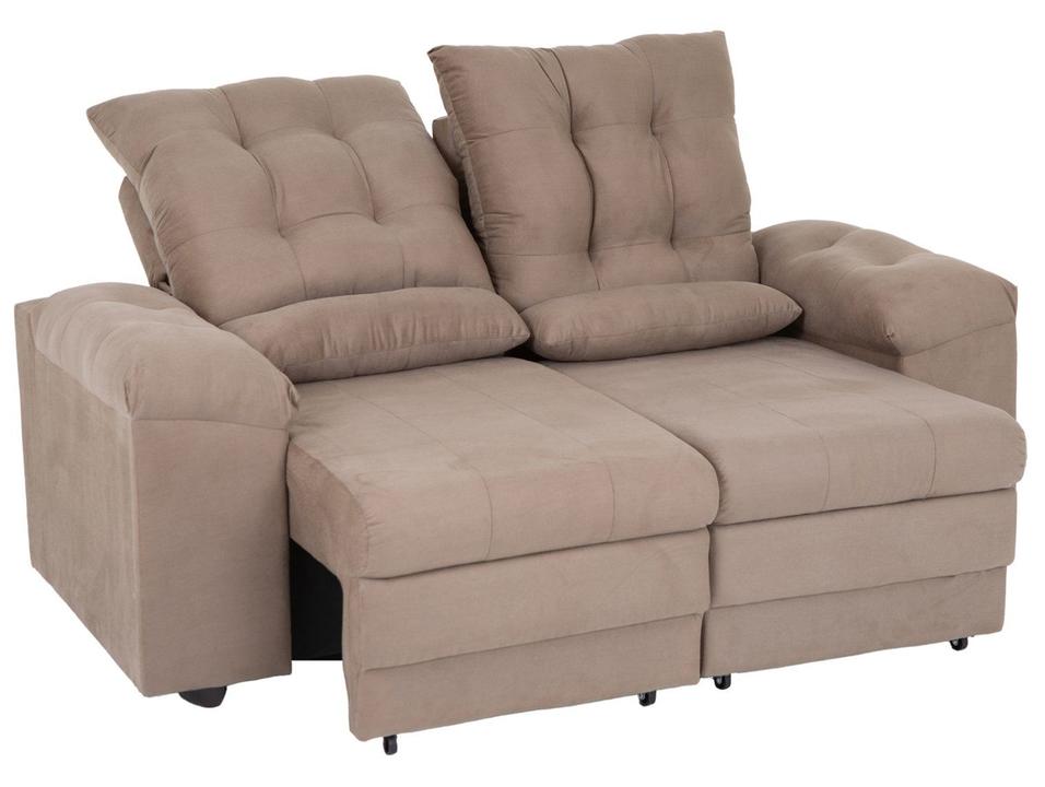 Conjunto de Sofás 2 e 3 lugares Retrátil Reclinável Suede Phormatta Colômbia SMP - 16