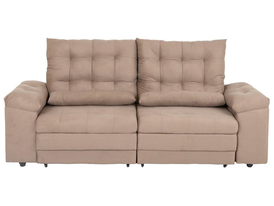 Conjunto de Sofás 2 e 3 lugares Retrátil Reclinável Suede Phormatta Colômbia SMP - 23