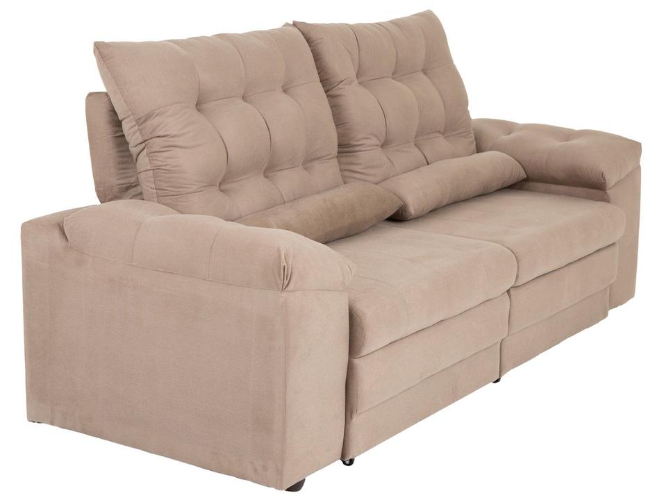 Conjunto de Sofás 2 e 3 lugares Retrátil Reclinável Suede Phormatta Colômbia SMP - 7
