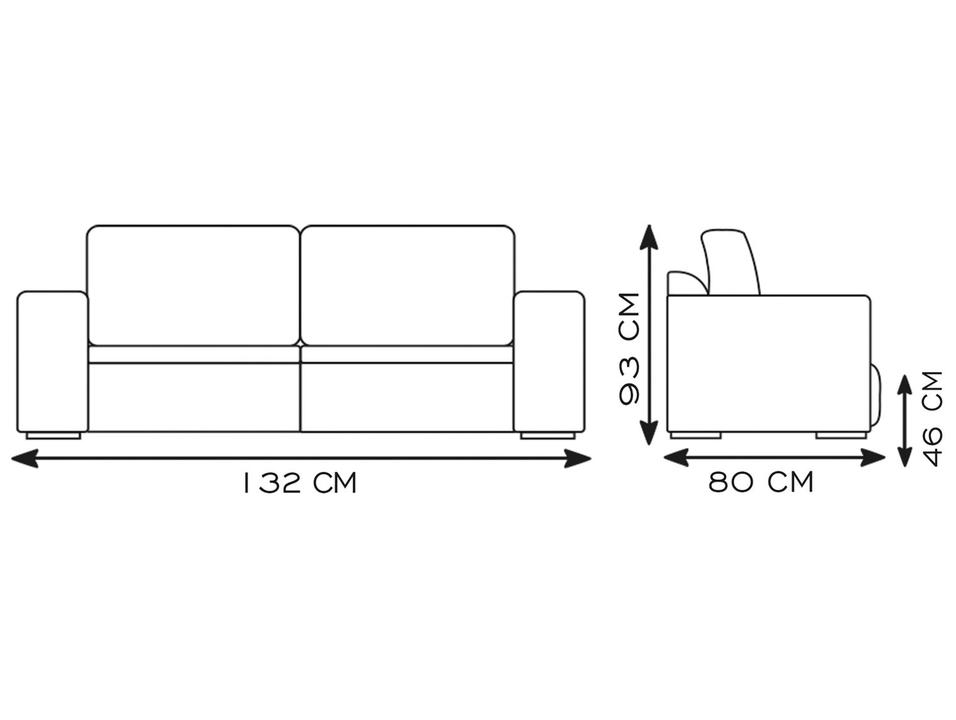 Conjunto de Sofás 2 e 3 Lugares Viena Plus SMP - 3