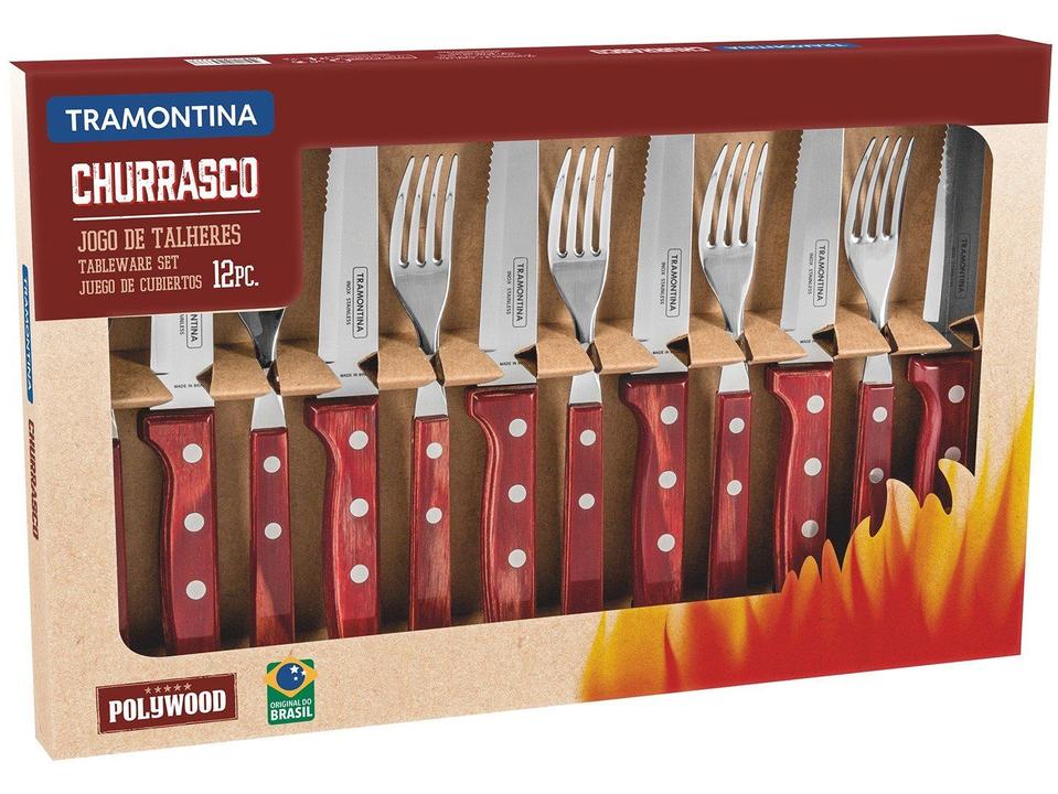 Conjunto de Talheres Tramontina 12 Peças Polywood - 1
