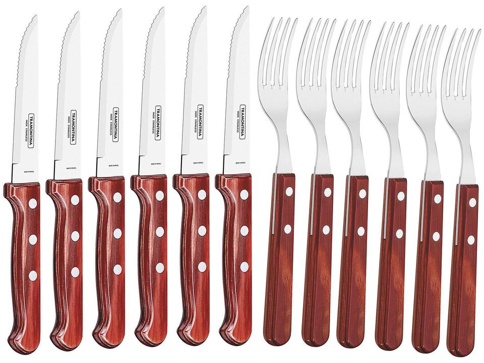 Conjunto de Talheres Tramontina 12 Peças Polywood