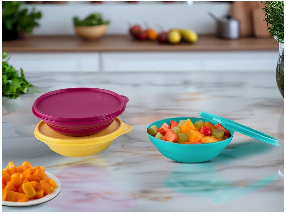 Conjunto de Tigelas de Plástico 3 Peças - 1