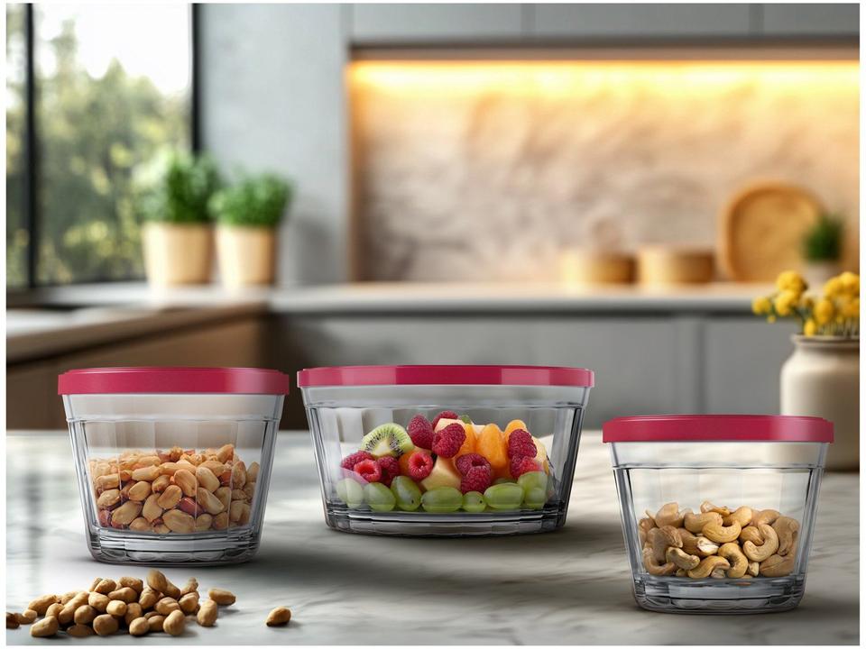 Conjunto de Tigelas de Vidro 10 Peças Copo Americano Tigela Americano - 1