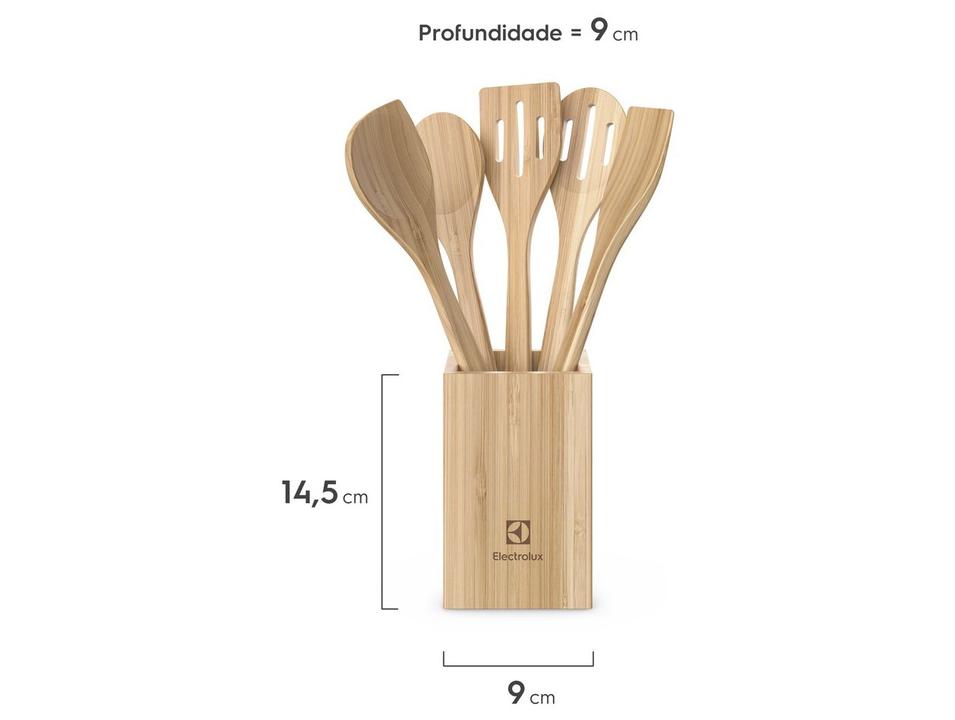 Conjunto de Utensílios de Bambu Electrolux 6 Peças - 9