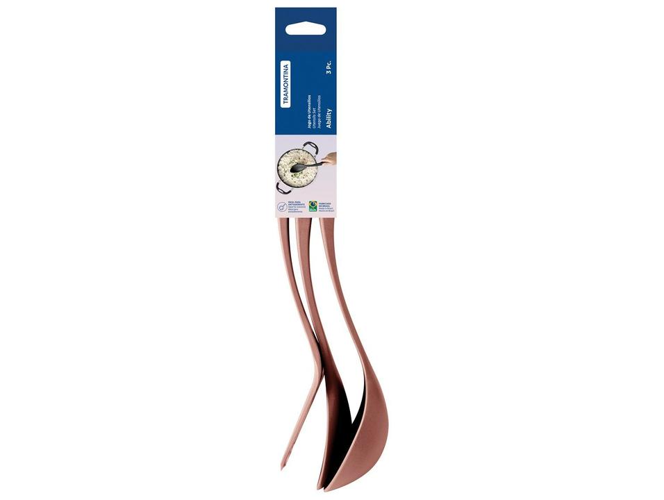 Conjunto de Utensílios de Nylon Tramontina Ability 3 Peças - 6