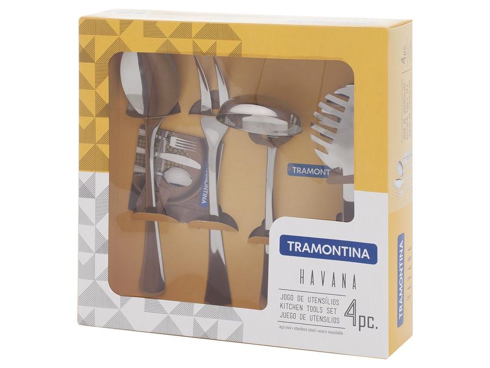Conjunto de Utensílios Tramontina Inox Havana 4 Peças - 6