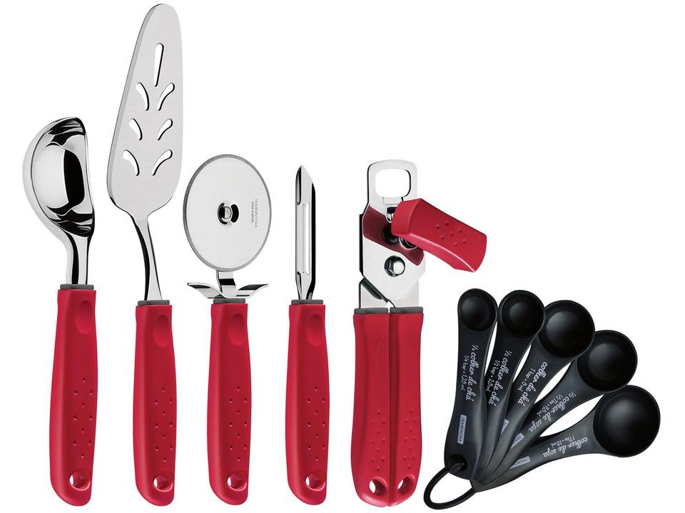 Conjunto de Utensílios Tramontina Inox Utilitá - 3