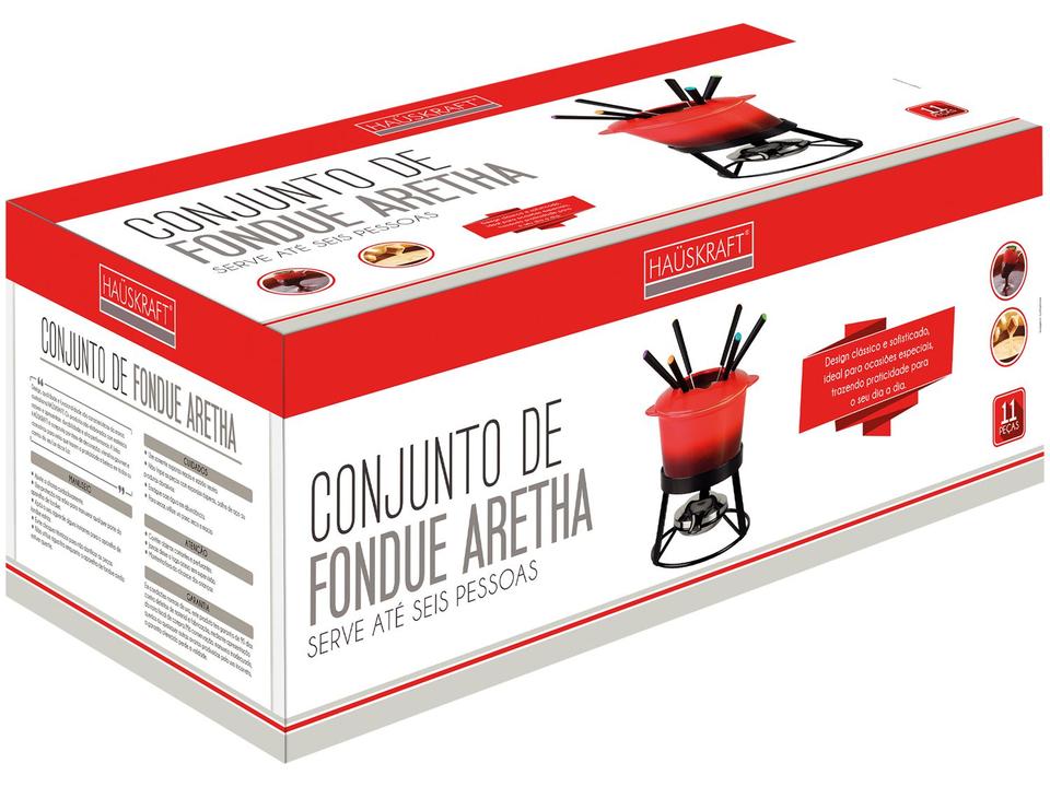 Conjunto Raclette e Aparelho de Fondue Cerâmica - 1