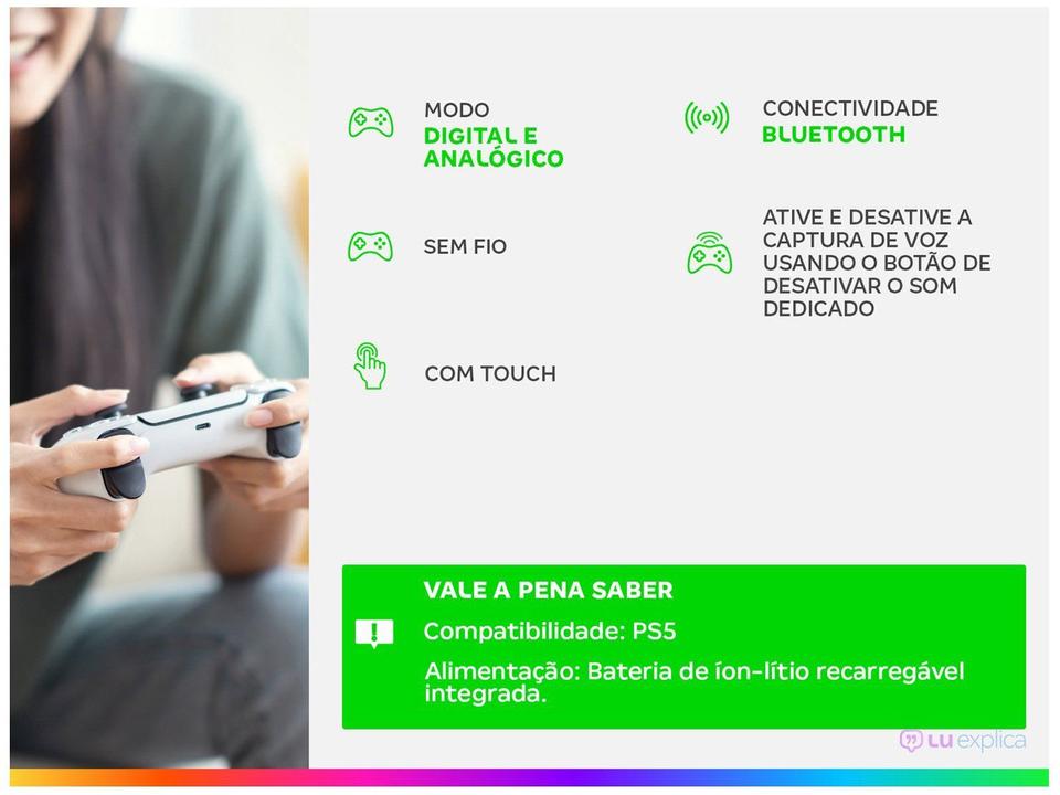 Controle para PS5 sem Fio DualSense - 1
