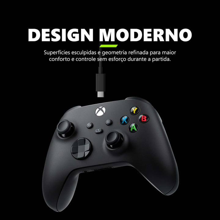 Controle para Xbox e PC sem Fio EP2-40651 Microsoft Carbon Black - 2