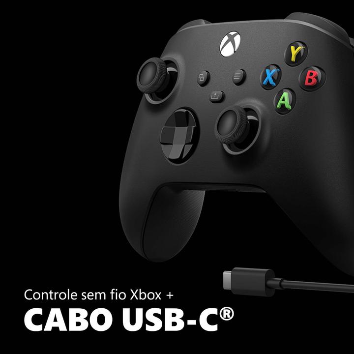 Controle para Xbox e PC sem Fio EP2-40651 Microsoft Carbon Black - 1
