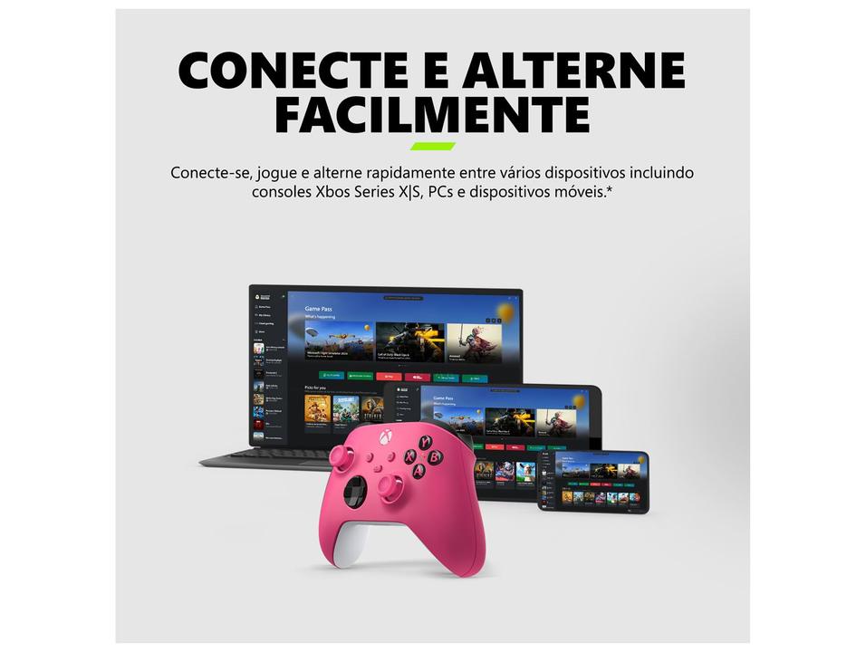 Controle para Xbox sem Fio EP2-40576 Microsoft Deep Pink - 3