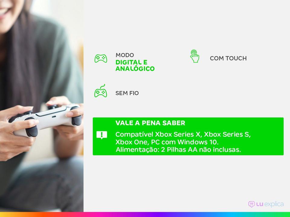 Controle para Xbox Series X Xbox Series S - Xbox One X sem Fio Carbon Black Preto - 1