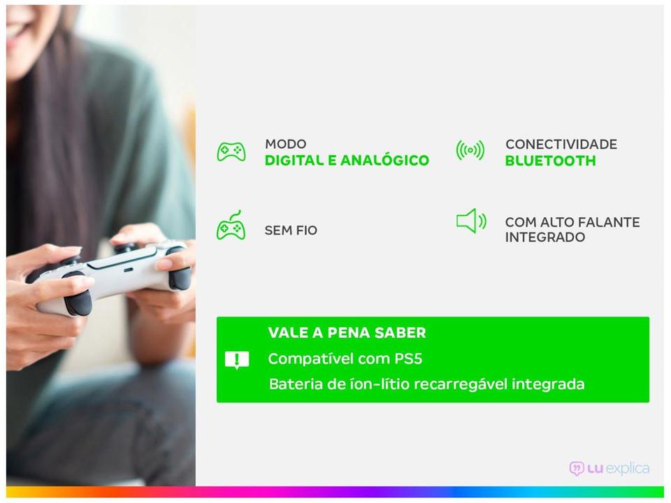 Controle PS5 sem Fio DualSense Sony Cobalt Blue - 1