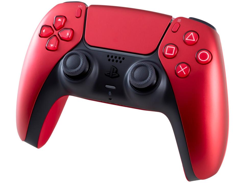 Controle PS5 sem Fio DualSense Sony - Volcanic Red - 2
