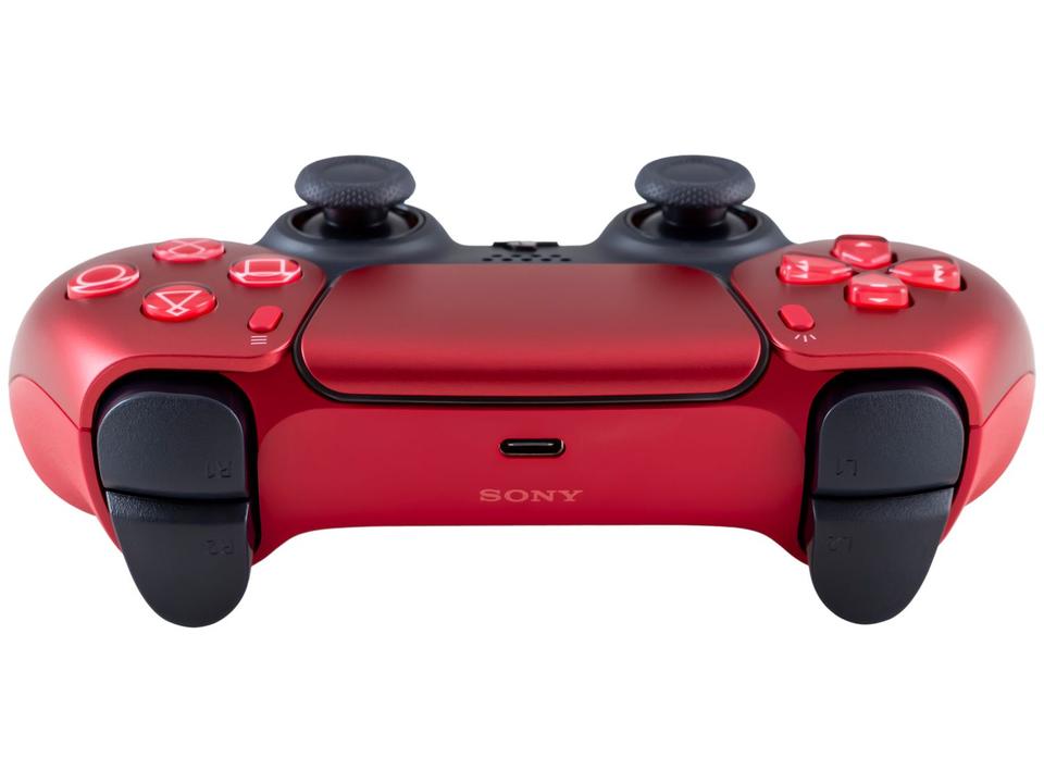 Controle PS5 sem Fio DualSense Sony - Volcanic Red - 4