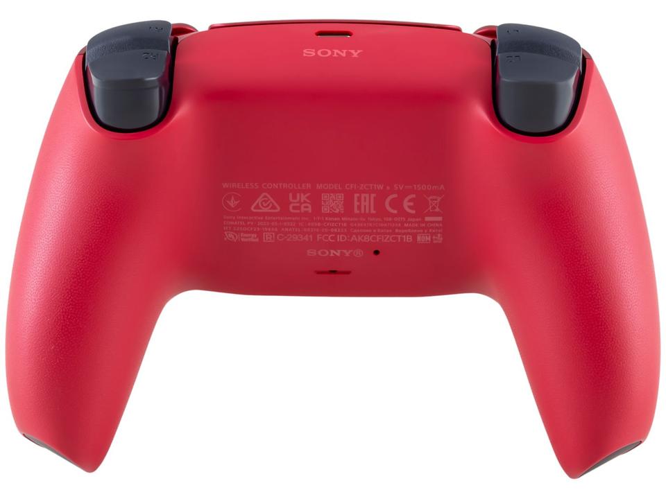 Controle PS5 sem Fio DualSense Sony - Volcanic Red - 5
