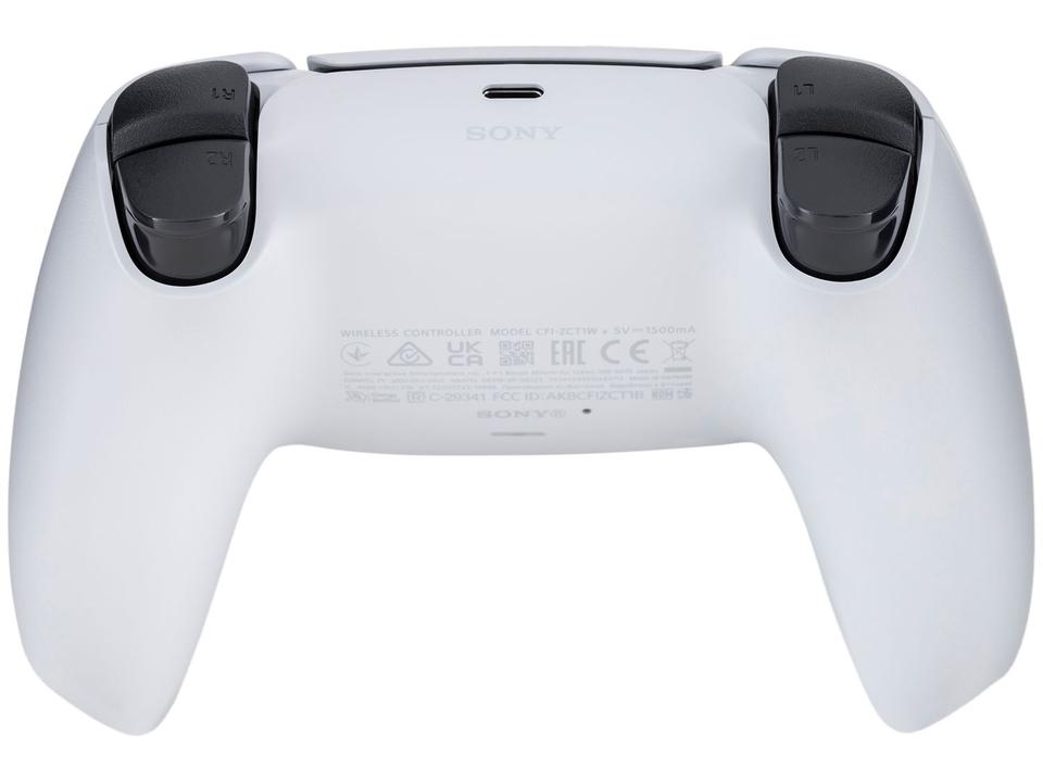 Controle sem Fio DualSense PS5 Sony PlayStation Branco - 4
