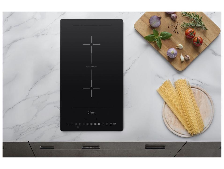 Cooktop 2 Bocas Elétrico Midea Vitrocerâmico Touch Preto Acendimento Automático CFBD22 - 4