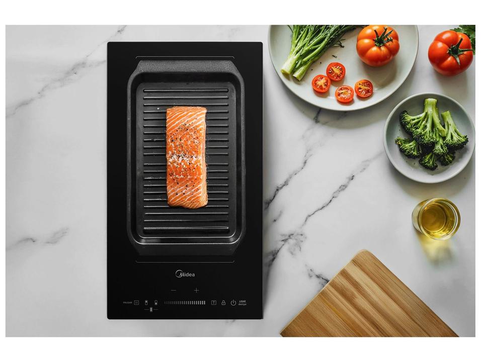 Cooktop 2 Bocas Elétrico Midea Vitrocerâmico Touch Preto Acendimento Automático CFBD22 - 3