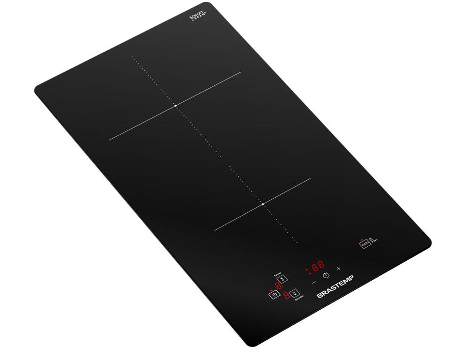 Cooktop 2 Bocas Indução Brastemp Vitrocerâmico Touch com Timer Preto Acendimento Automático BDJ31AE - 4
