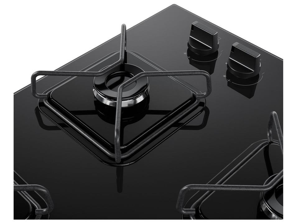 Cooktop 4 Bocas a Gás Brastemp GLP Preto Superautomático BDD61BE - 6